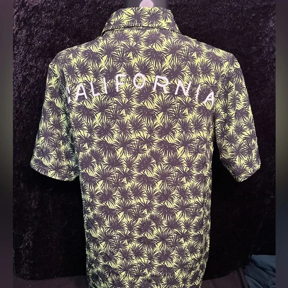 Sandrine Rose x Free People Hawaiian Pearl Snap Palm Cali Havana Shirt. Size S I - Picture 3 of 6